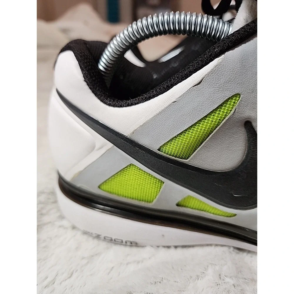 Nike‎ Zoom Vapor 9 Tour Platinum Volt Federline Tennis Shoes Sneakers Men's 11.5